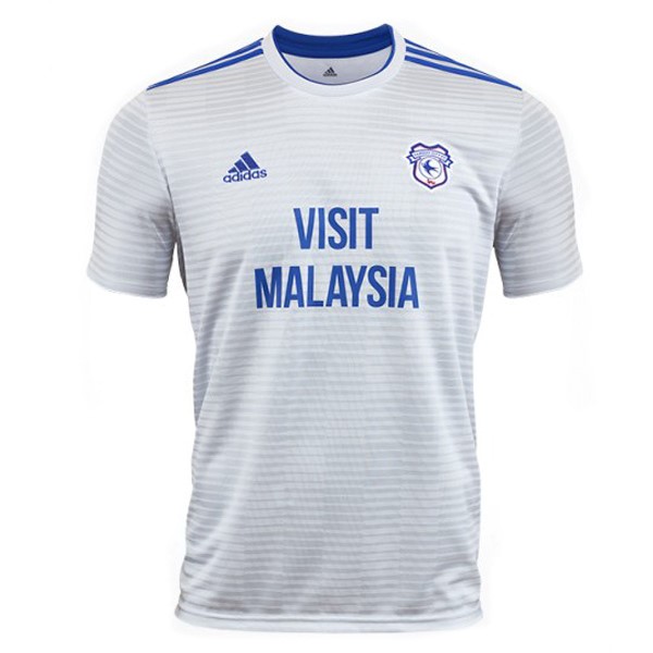Camiseta Cardiff City Replica Segunda Ropa 2018/19 Blanco
